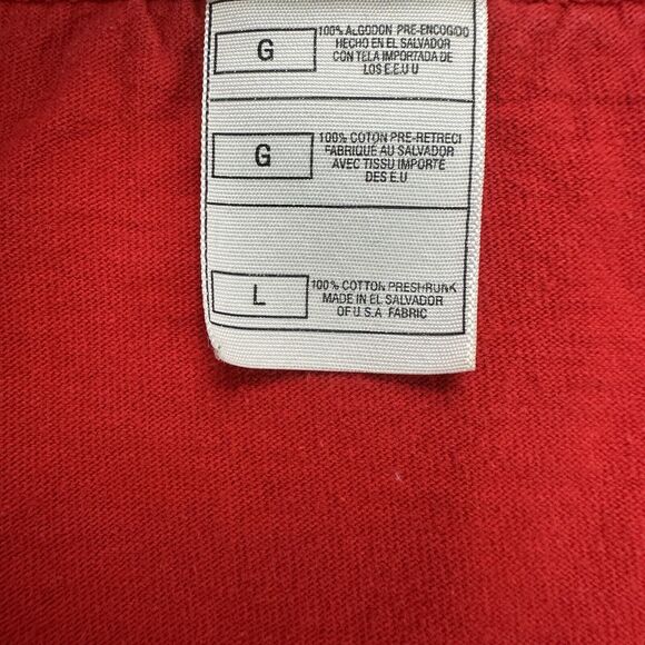 Vintage Biker Tank Top Mens Large L Red Skull 2004 Hollister Independence Rally - Picture 8 of 10